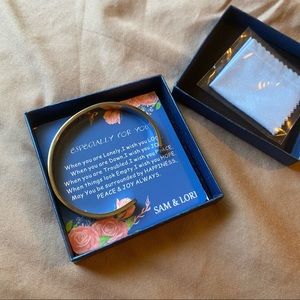 NIB inspirational cuff bracelet